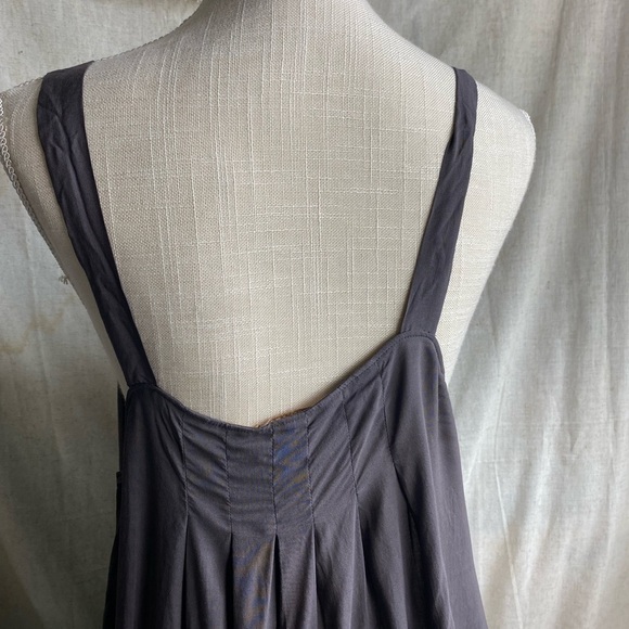 Novella Royale Gray Sleeveless Tie Sides Mini Dress NWT Size P/S - Picture 6 of 10